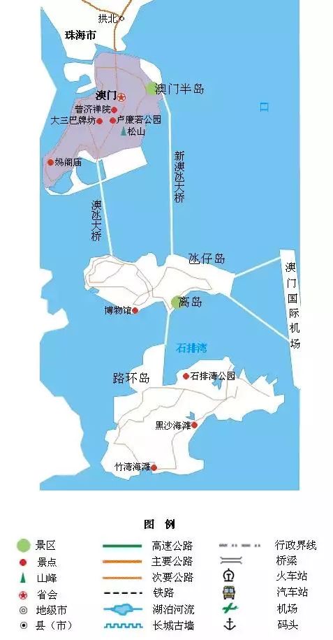 澳门最新地图，探索全新面貌的澳门之旅